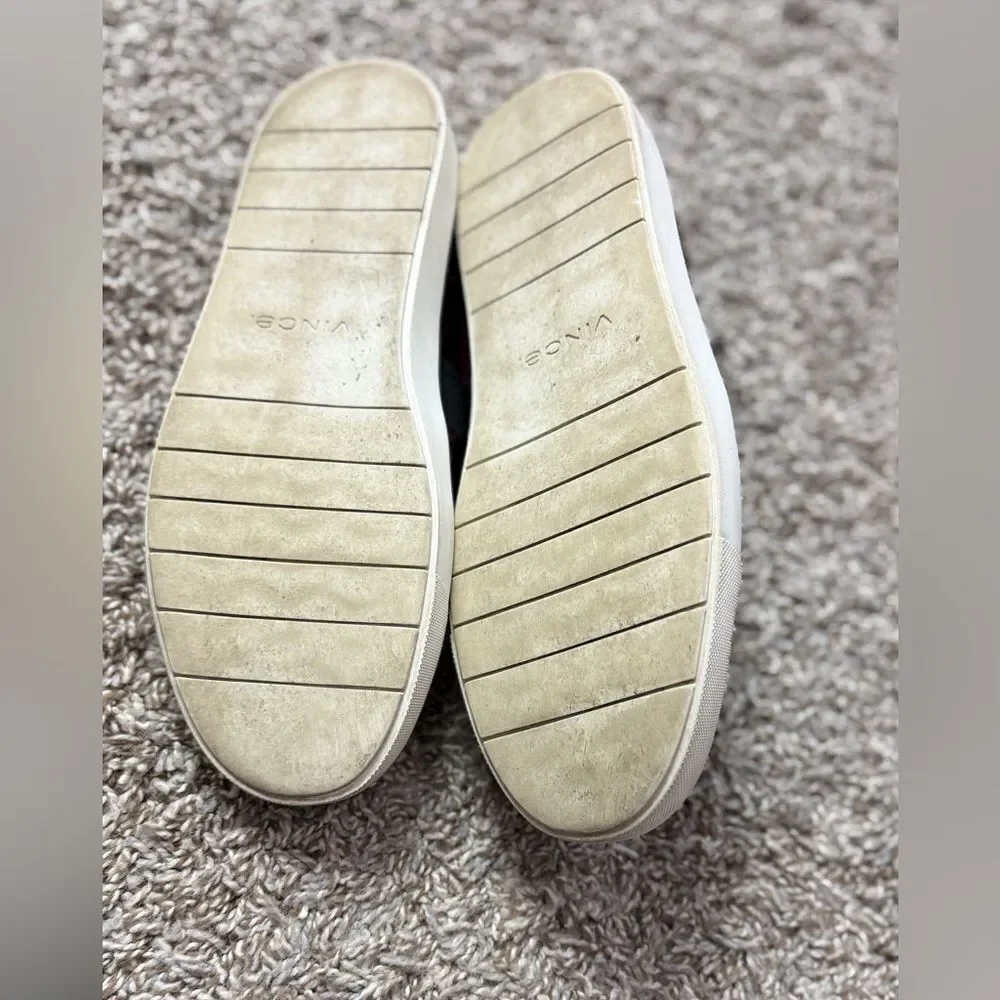 Vince Jewel Purple Velvet Slide on Sneakers